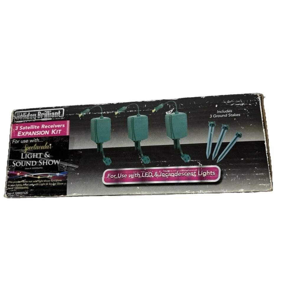 Holiday Brilliant Spectacular Light & Sound Show 3 Plug Expansion Kit TY-S-2400